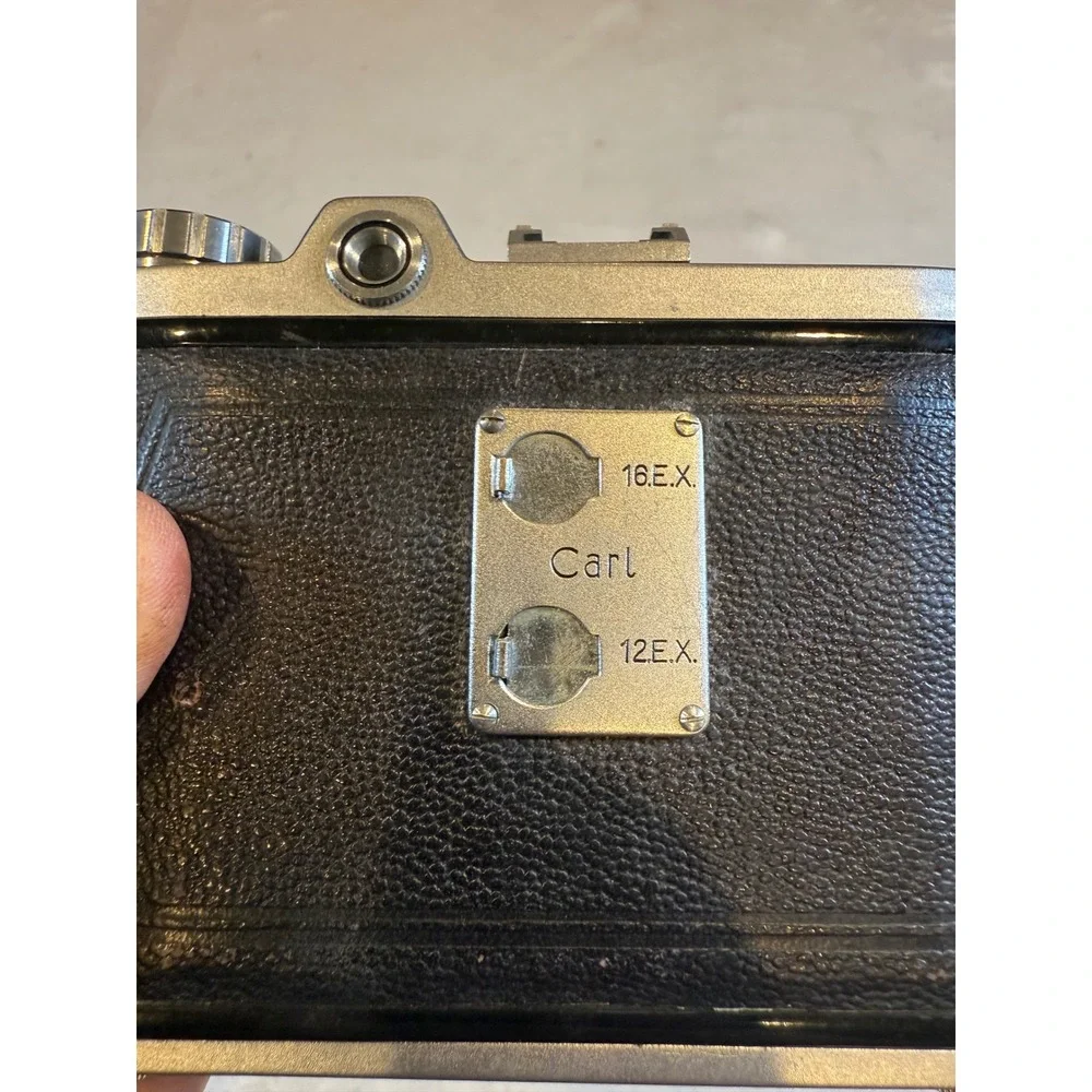 Vintage Carl-6 Model I Folding Camera Carl Anastigmat 1:3.5 80mm Lens with Case